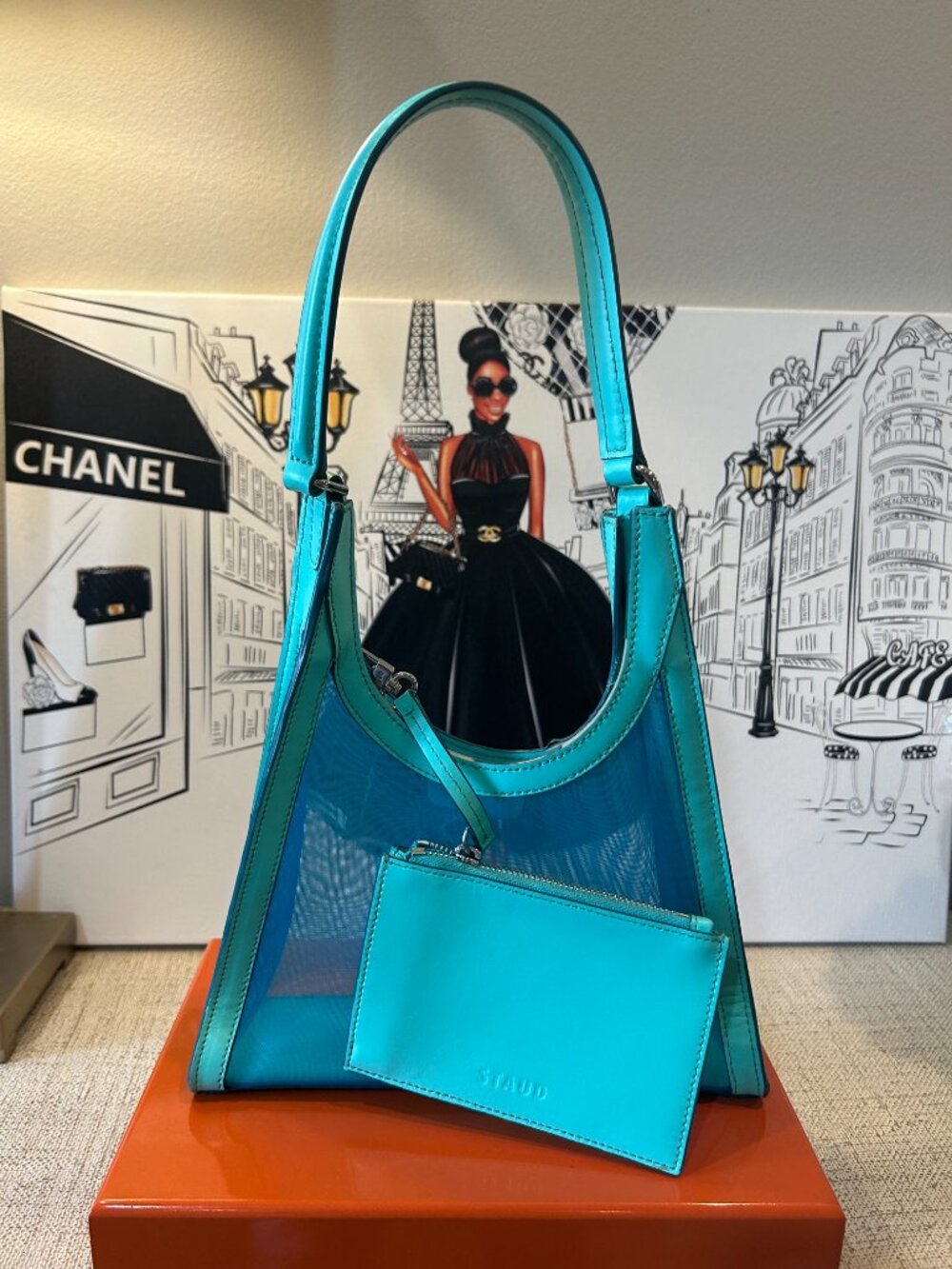Staud Rey Mesh Tote - Picture 4 of 12
